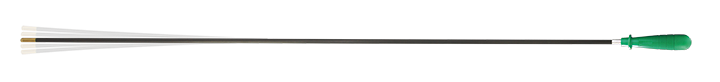 Set-Carbon-Putzstock lang, Putzstab 93 cm, Ø 5 mm und Ø 7 mm, inkl. Wechselgriff, inkl. Adapter für 3 Filze