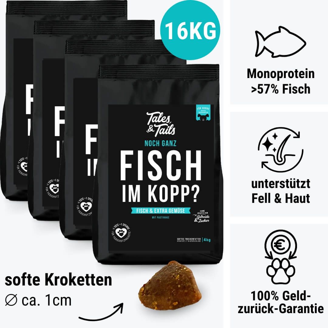 Talesandtails Noch ganz Fisch im Kopp? 4x4 kg