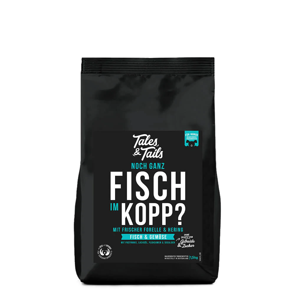 "Noch ganz Fisch im Kopp“ – Softfutter mit 60% Fisch – 1,5kg
