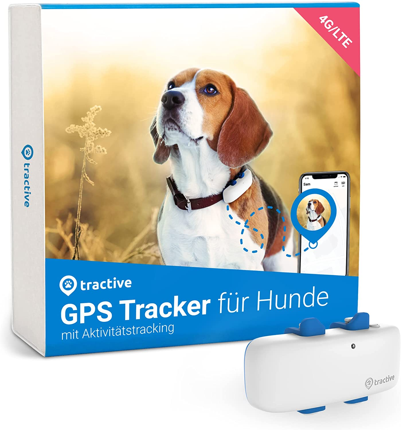 Bruchware -  Tractive GPS Dog LTE - weiß