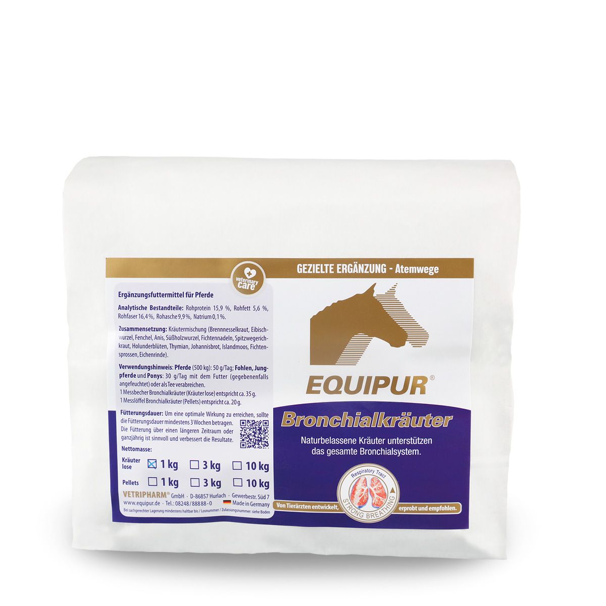 Vetripharm EQUIPUR - Bronchialkräuter Vetripharm EQUIPUR - Bronchialkräuter