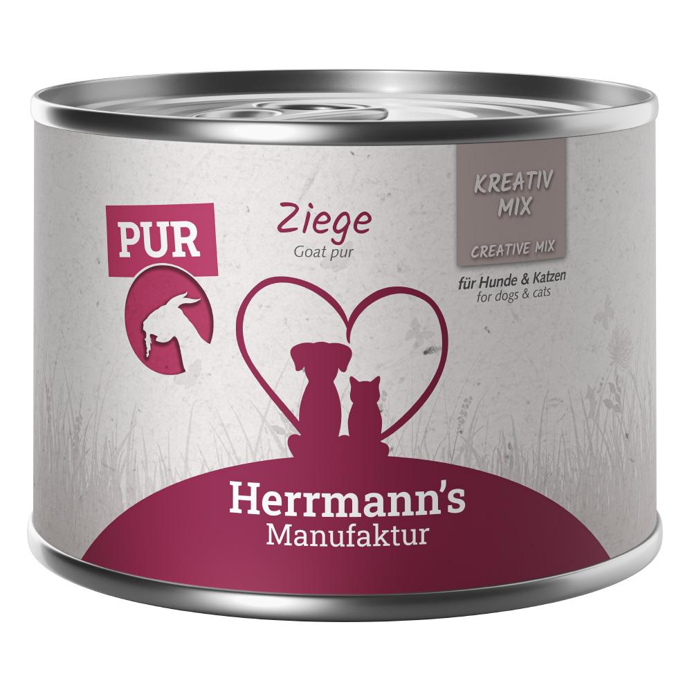 Herrmanns Herrmann's Kreativ-Mix Ziege Reinfleisch 24 x 200 g