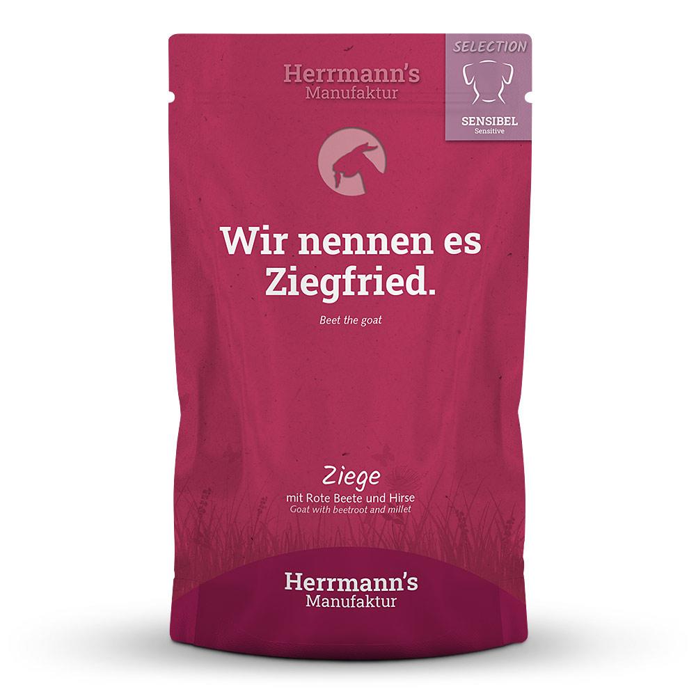 Herrmanns Herrmann's Selection Sensible Ziege mit rote Beete und Hirse 150 g