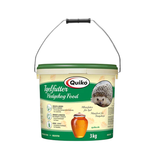 ardapcare Quiko Igelfutter: Hochwertiges Trockenfutter für Igel - 3 Kilogramm