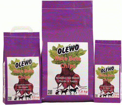OLEWO Rote-Bete-Chips - 2,5 kg Beutel