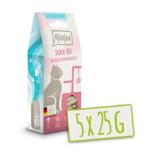 Mjamjam - Snackbox - delikate Riesengarnelen 5 x 25 g