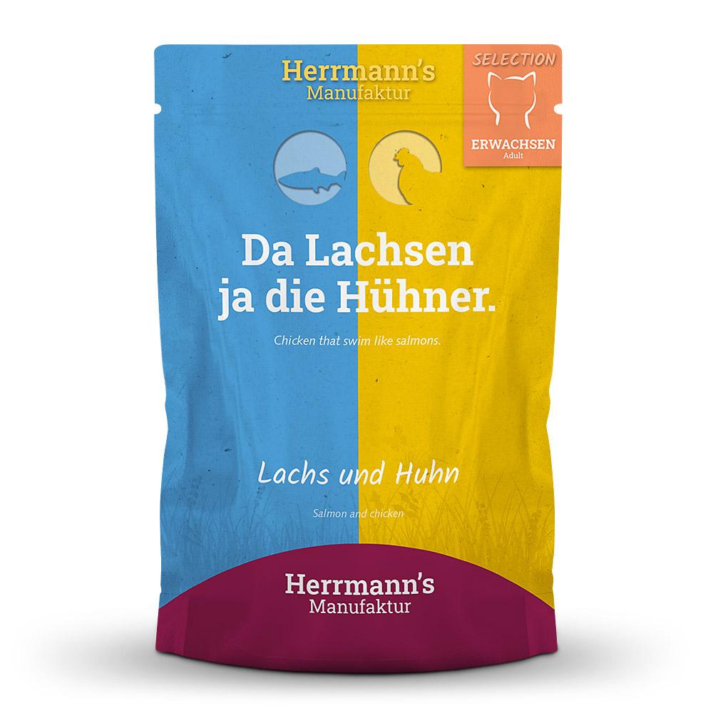 Herrmanns Herrmann's Selection Adult Lachs und Huhn 100 g Herrmanns Herrmann's Selection Adult Lachs und Huhn 100 g