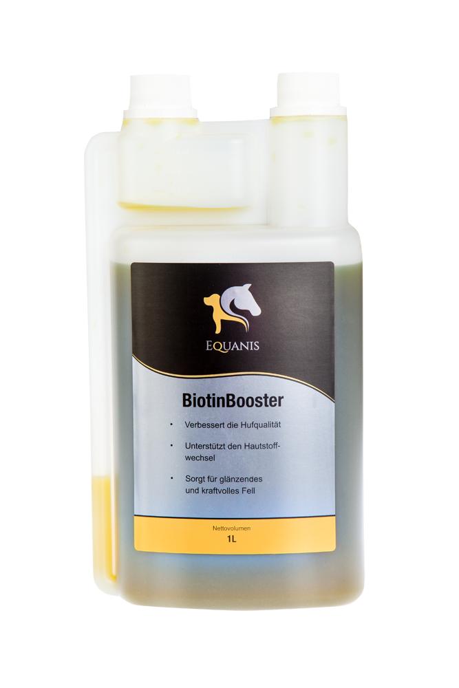 Equanis BiotinBooster Flüssiges Biotin für Pferde. Unterstützt den Fellwechsel - 1,17 Kilogramm