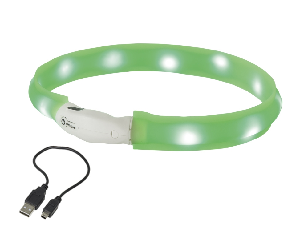 LED Leuchtband breit "VISIBLE" - grün L