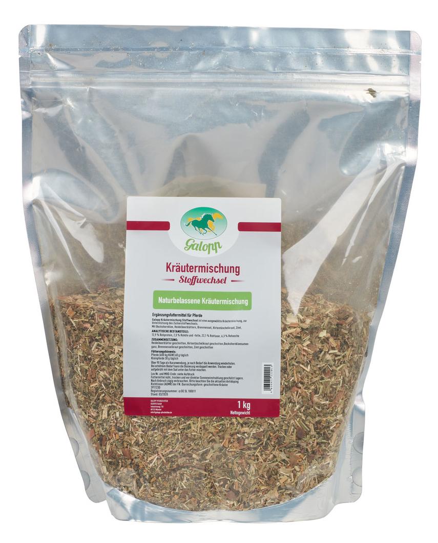 Galopp Kräutermischung Stoffwechsel 1 kgBeutel 1 Kilogramm
