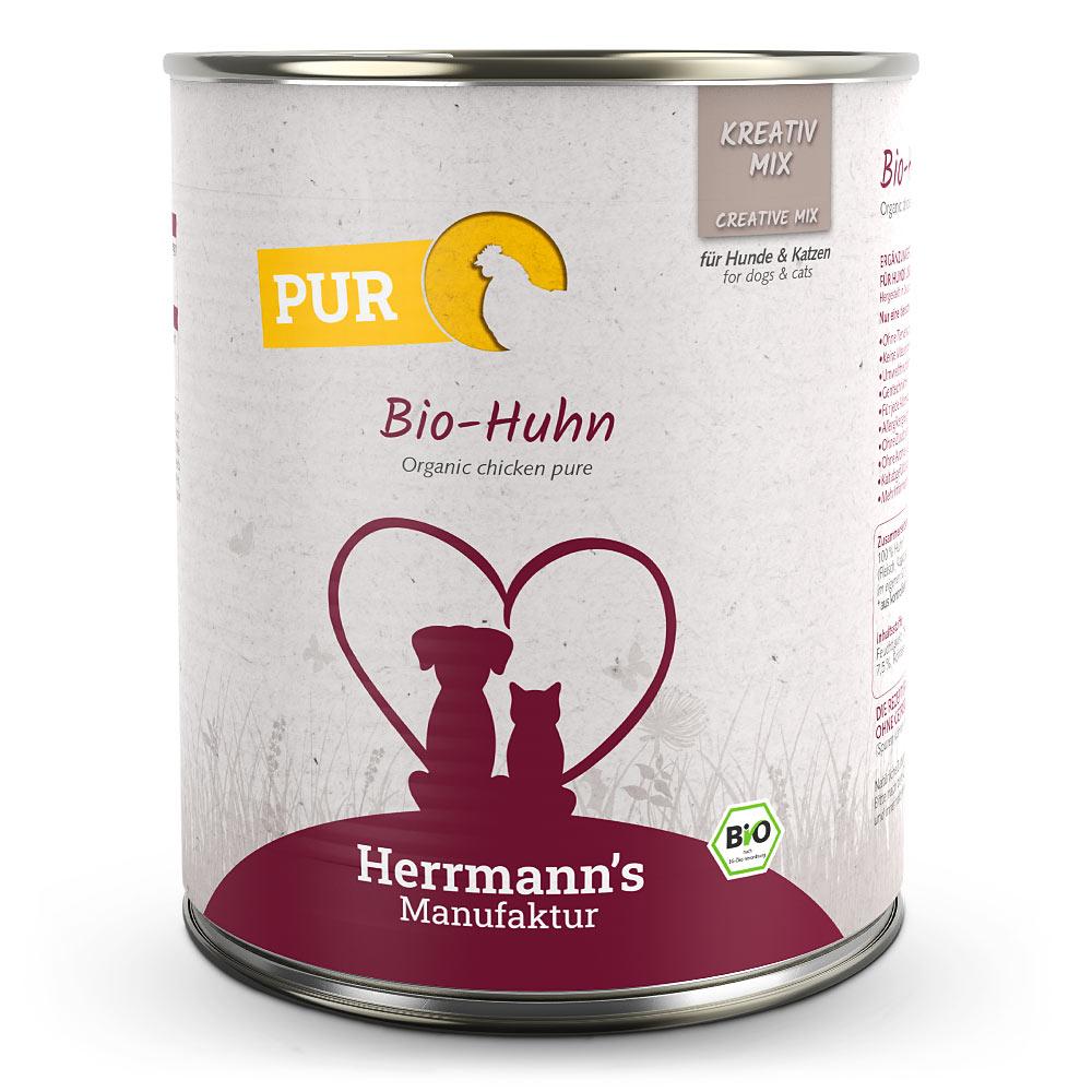 Herrmanns Herrmann's Kreativ-Mix Bio Huhn Reinfleisch 800 g