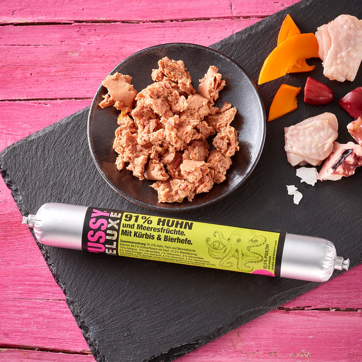 Essen, Fleisch, Schwein, Teller