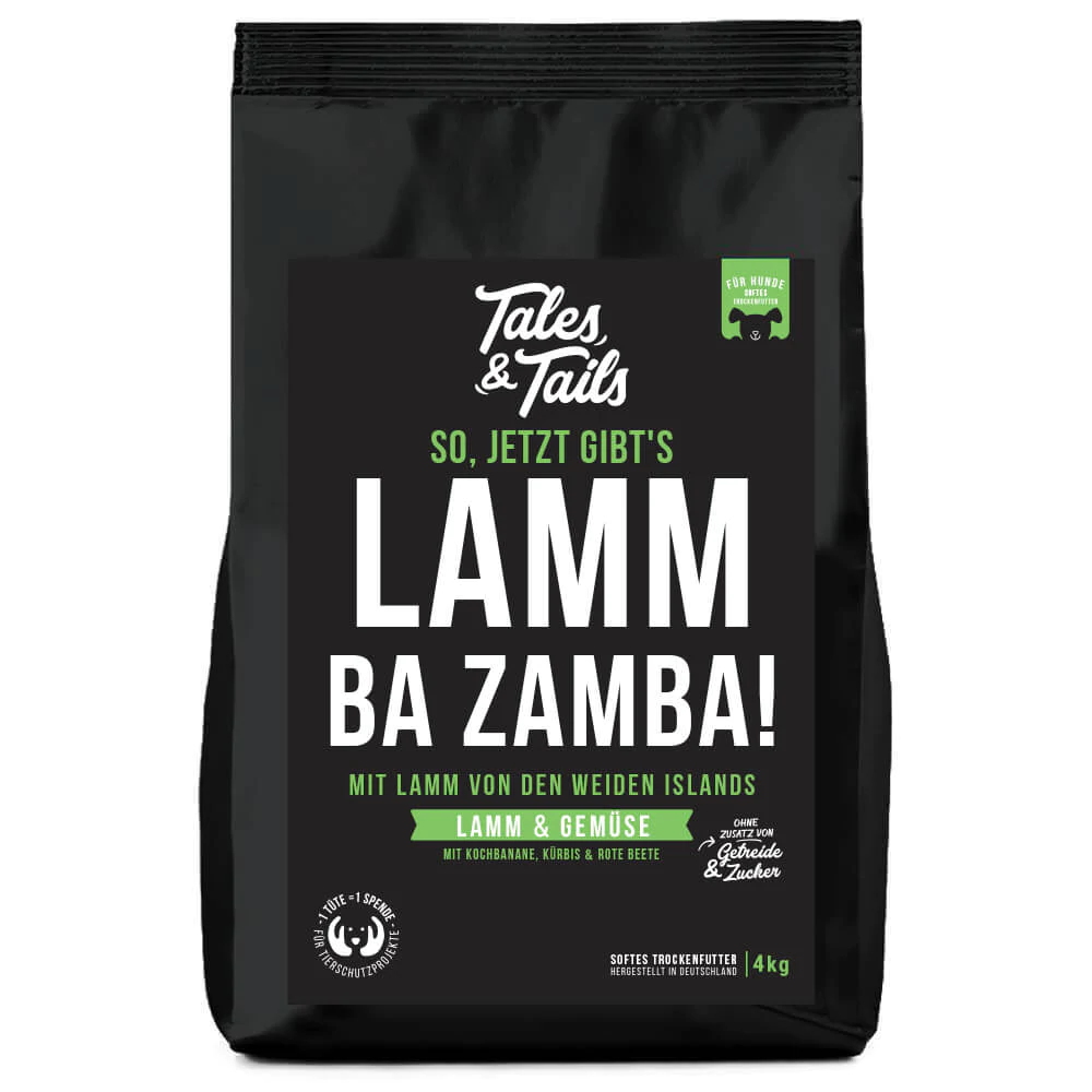 “LammBa Zamba” - Softfutter mit 75% Lamm – 4kg