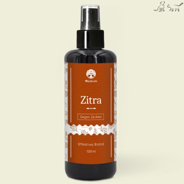 Waldkraft Zitra - Gegen Zecken - (Sprühkopf) 100ml - 0,1 Liter Flasche, Kosmetik, Parfüm, Lotion