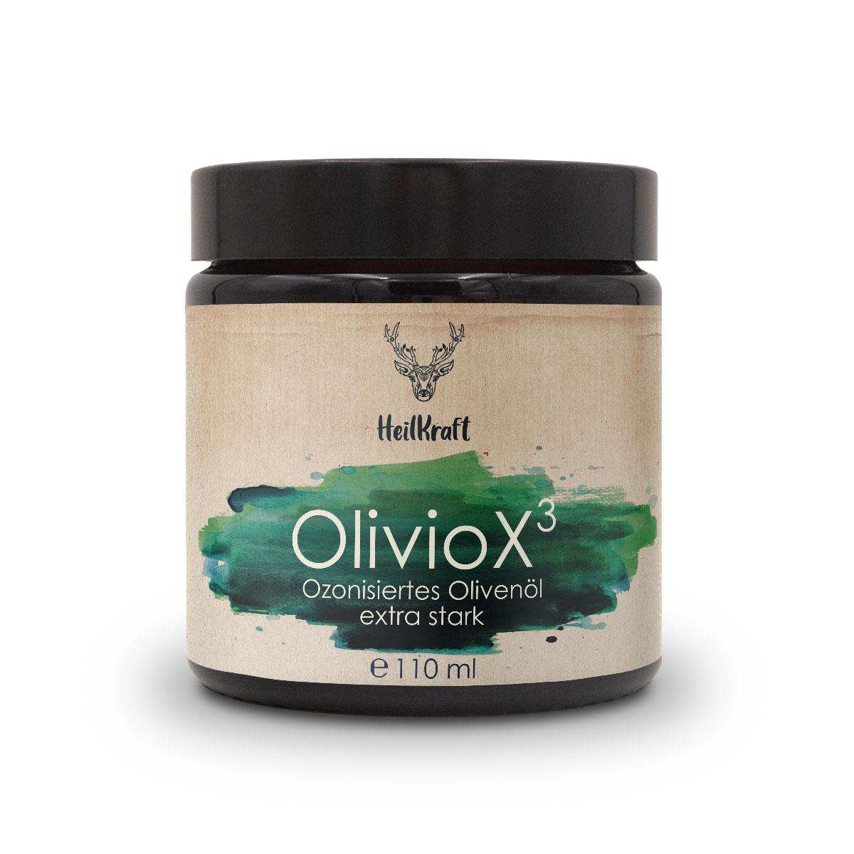 Heilkraft OlivioX - Extra stark ozonisiertes Olivenöl - 110 Milliliter