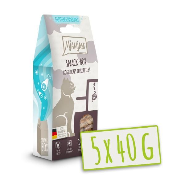 Mjamjam - Snackbox - köstliches Pferdefilet 5 x 40 g