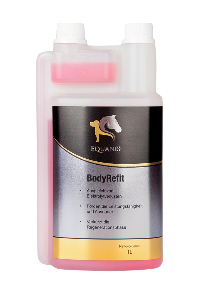 Equanis BodyRefit Flüssige Elektrolyte für Pferde zur besseren Regeneration - 1,24 Kilogramm