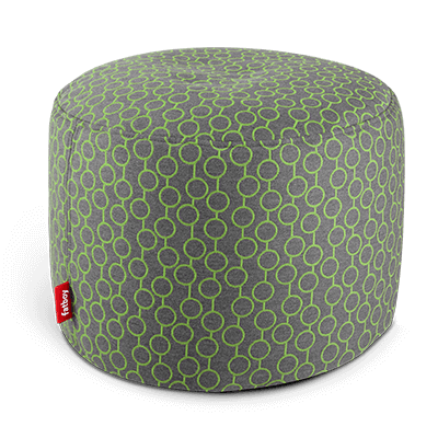Point Deluxe Sitzhocker Circles green (Sunbrella)