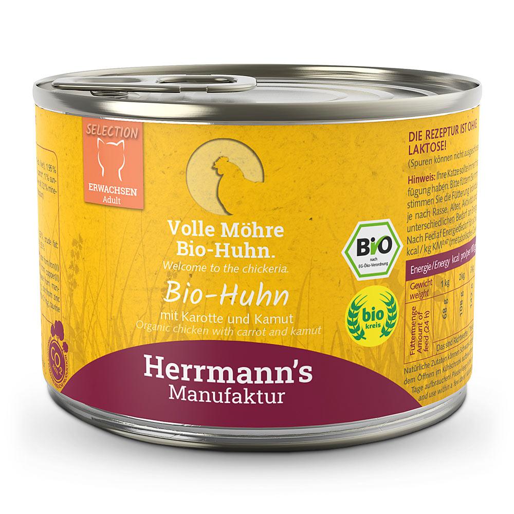 Herrmanns Herrmann's Selection Adult Bio Huhn mit Karotte & Kamut 200 g Herrmanns Herrmann's Selection Adult Bio Huhn mit Karotte & Kamut 200 g