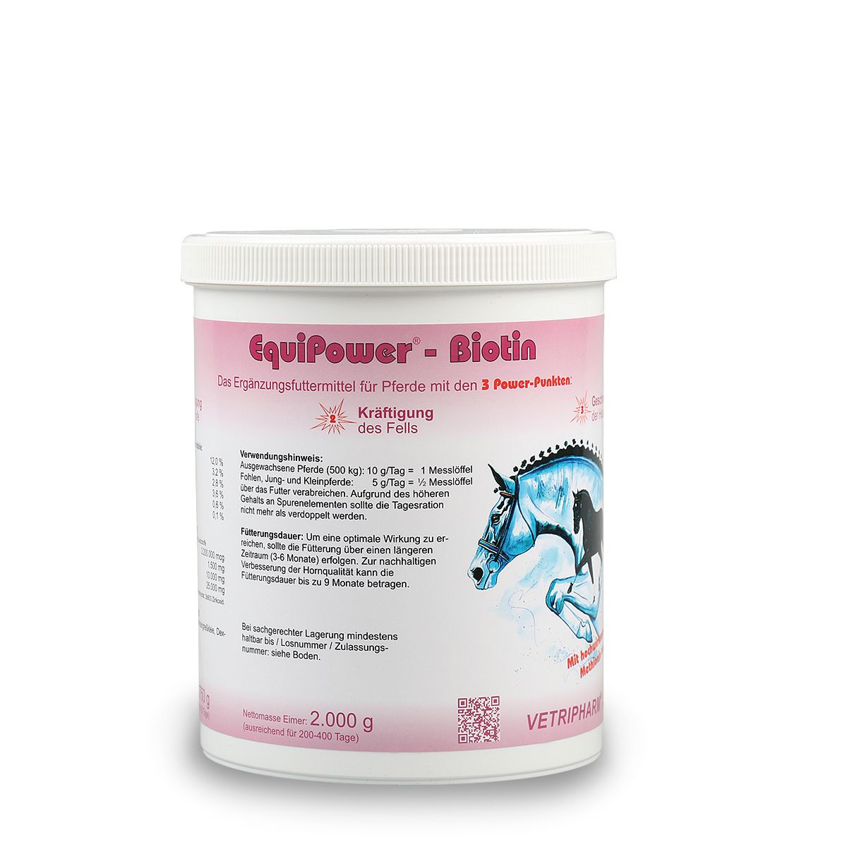 Vetripharm EquiPower - Biotin Kräuter, Pflanze