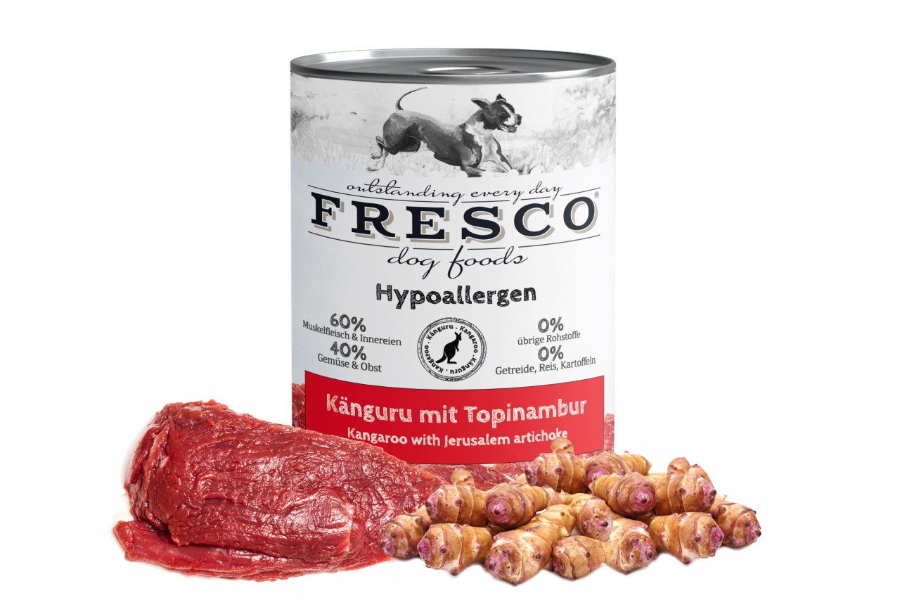 Hypoallergen-Menü Känguru mit Topinambur (haltbares B.A.R.F.) - 400