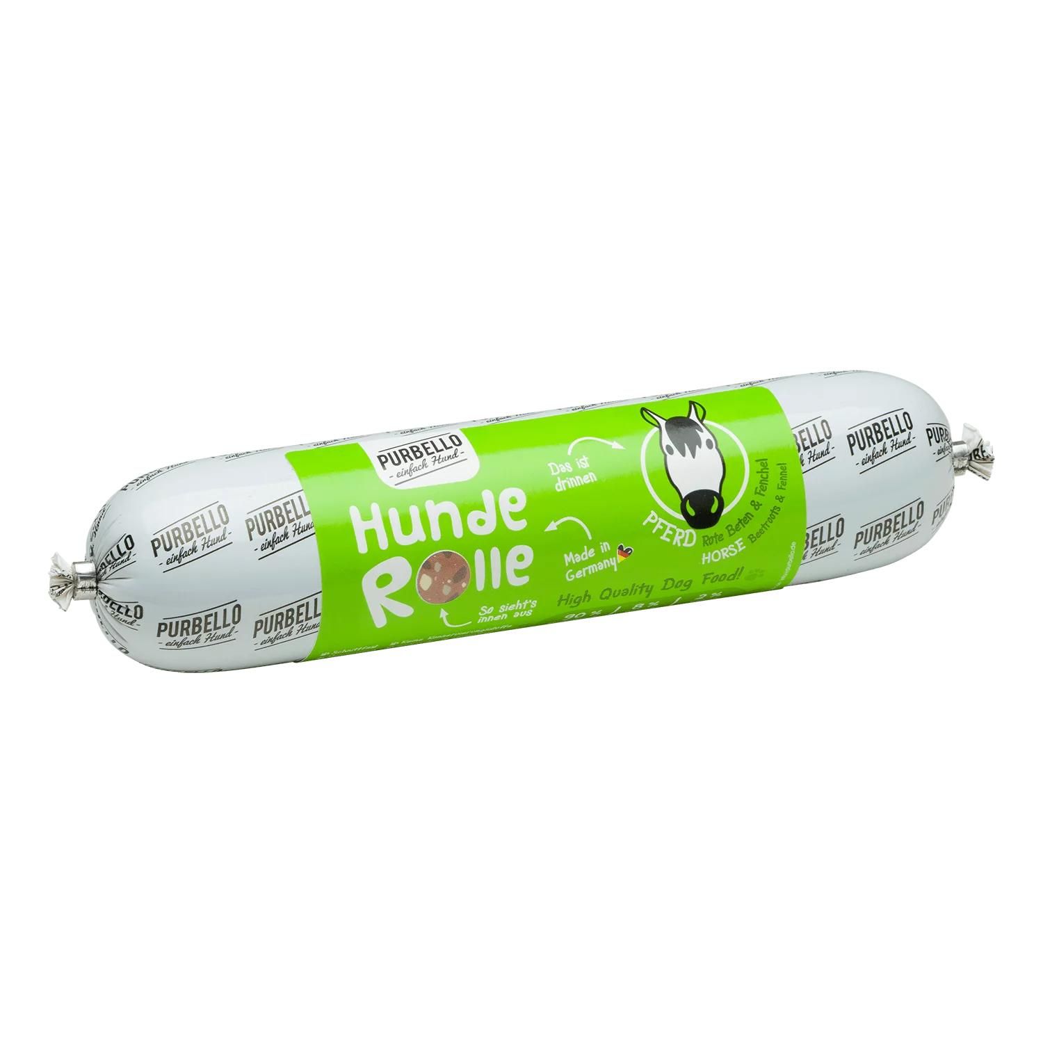 Petsnature PURBELLO HundeRolle Pferd mit Roter Bete Fenchel 400g - 400 Gramm