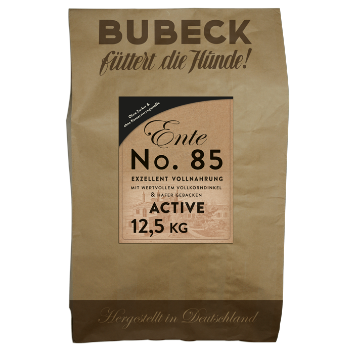 Bubeck - No. 85 Entenfleisch Active- Trockenfutter