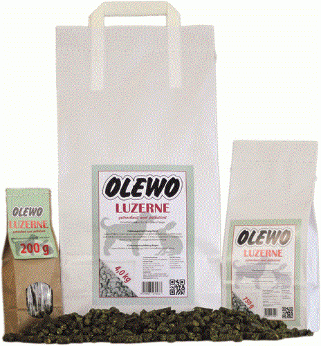 OLEWO Luzerne-Pellets für Hunde und Nager - 750 g