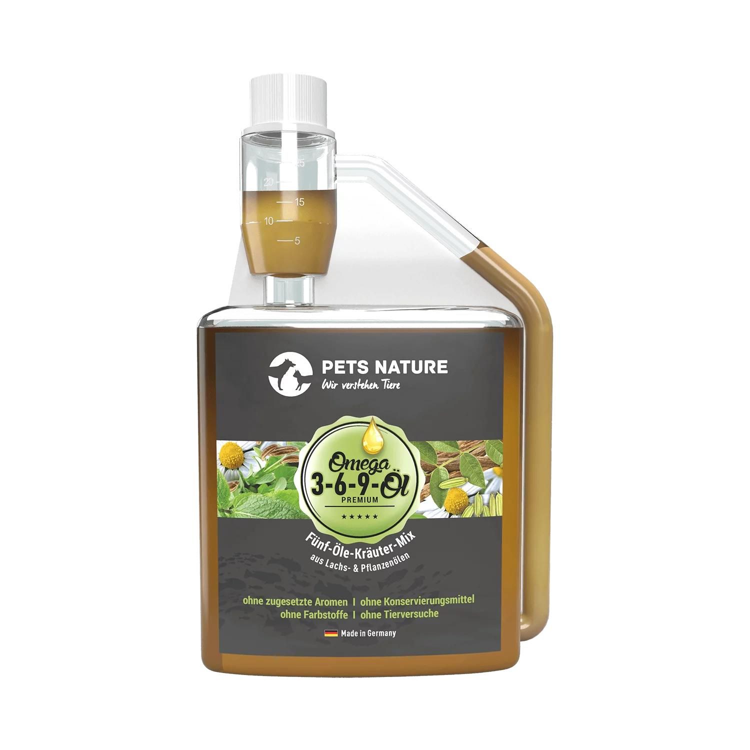 Petsnature Pets Nature Omega 3-6-9-Öl 500ml - 500 Milliliter Flasche, Kosmetik, Parfüm