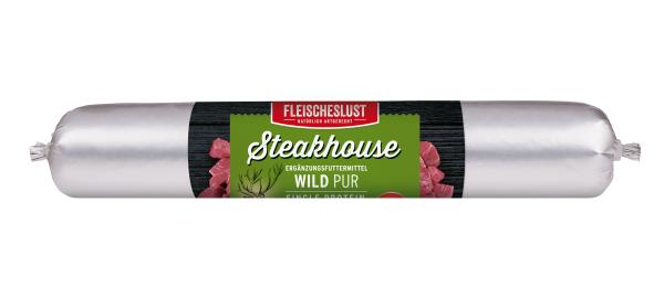 Fleischeslust Steakhouse Wild pur 600 g(7,15 €/kg)