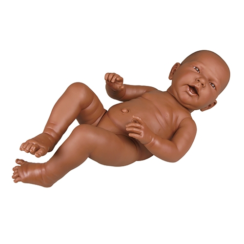 Eltern - Übungsbaby, weiblich, dunkle Hautfarbe, 2,4kg