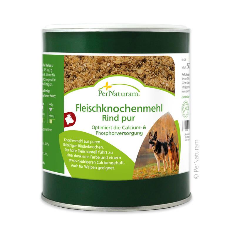 Pernaturam Fleischknochenmehl Rind pur - 500 Gramm