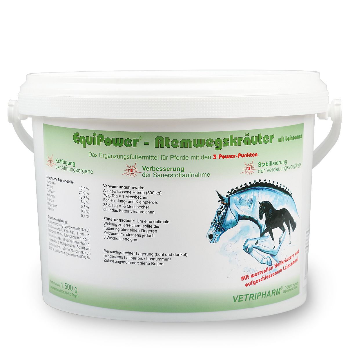 Vetripharm EquiPower - Atemwegskräuter Vetripharm EquiPower - Atemwegskräuter