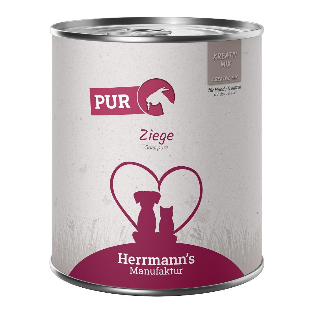 Herrmanns Herrmann's Kreativ-Mix Ziege Reinfleisch 12 x 800 g