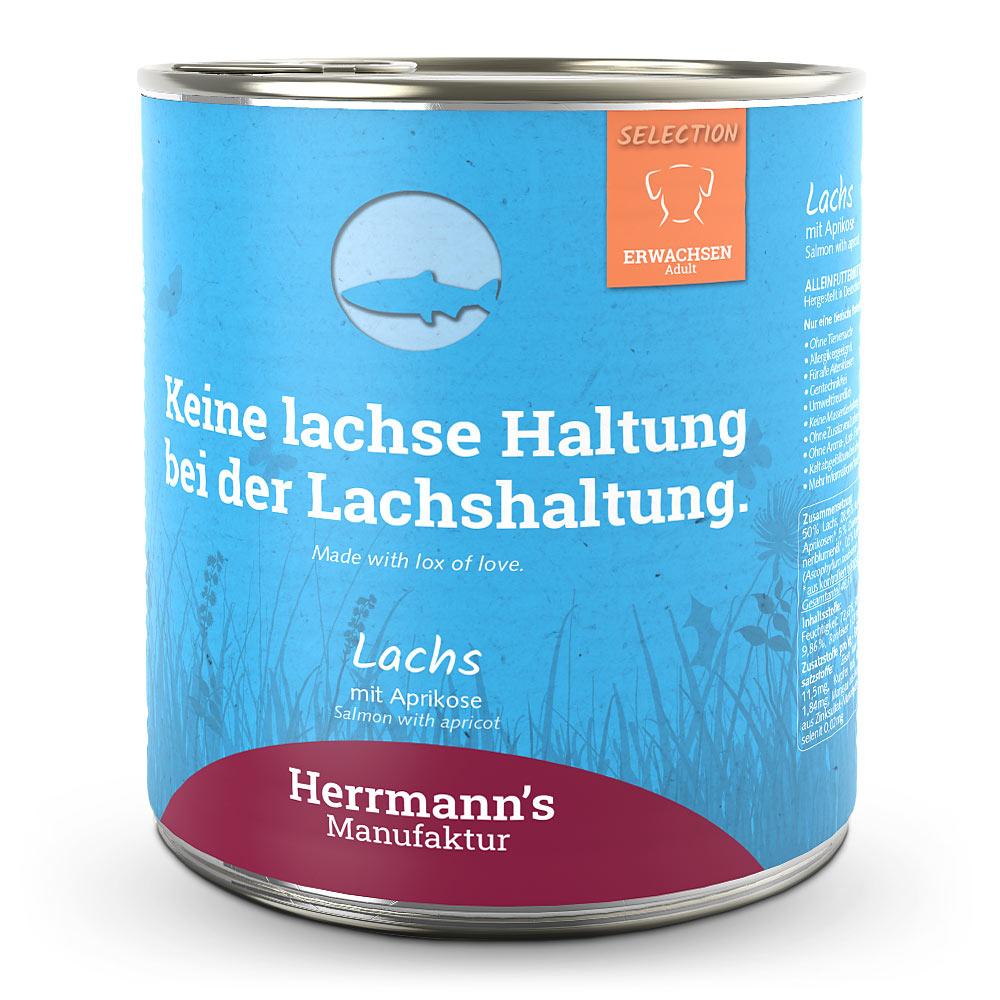 Herrmanns Herrmann's Selection Adult Lachs mit Aprikose 800 g