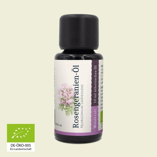 Waldkraft BIO Ätherisches Rosengeranien-Öl - 10ml - 0,01 Liter Kräuterig, Kräuter, Flasche, Parfüm, Astragalus
