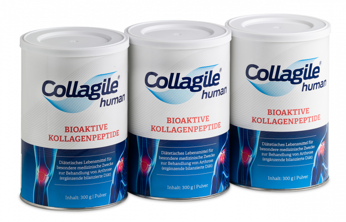 Collagile Human - Bioaktive Kollagenpeptide - 3er