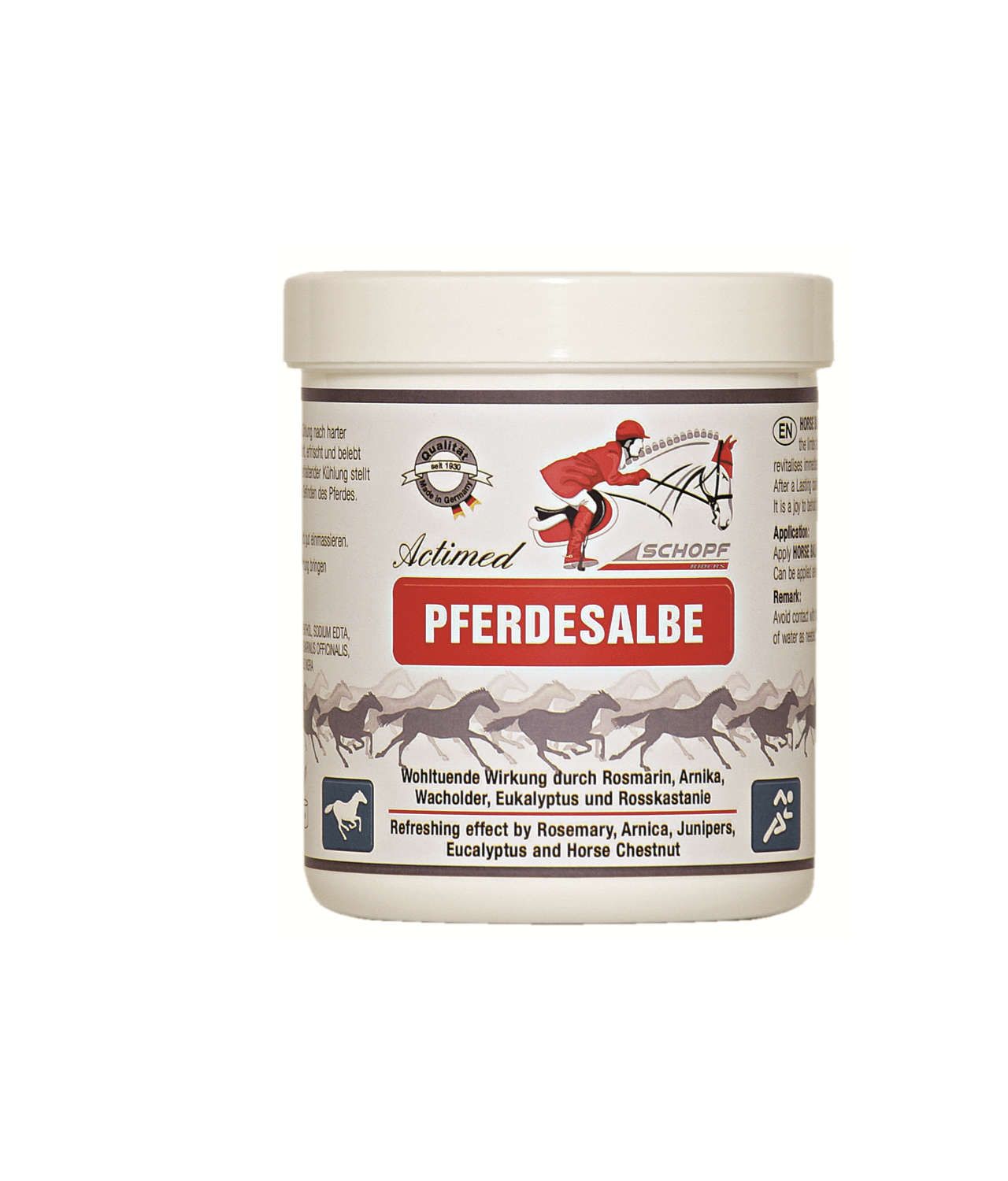 SchopfAnimalcare Actimed Pferdebalsam - 500 Milliliter Kräuter, Pflanze, Baby, Person
