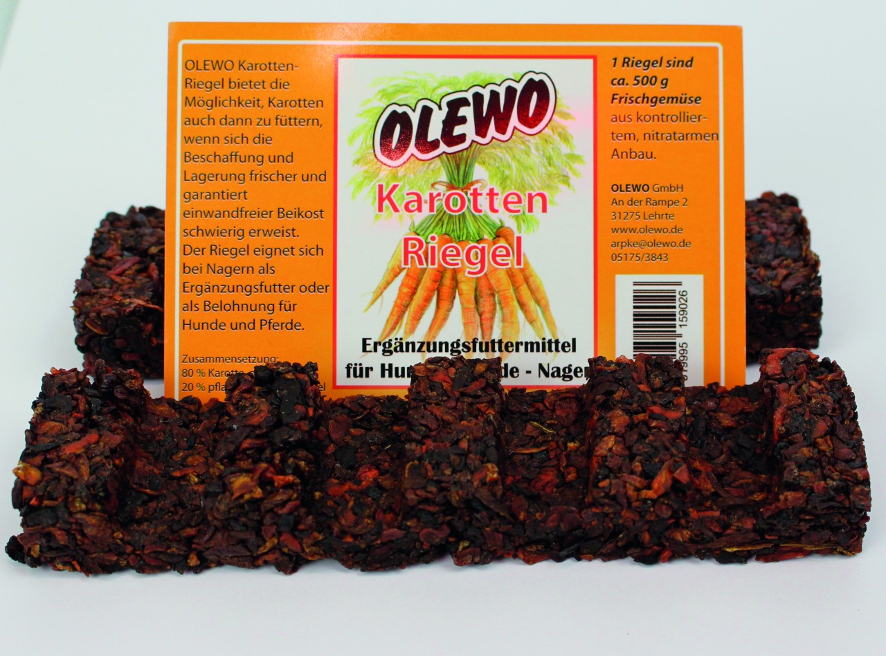 OLEWO Karotten-Riegel - Ergänzungsfuttermittel