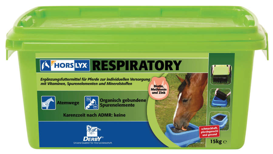 derby HORSLYX Leckmasse Respiratory - 15 Kilogramm